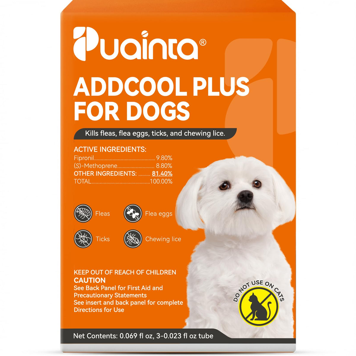 Flea and Tick Prevention for Small Dogs & Puppies, 3 Monthly Doses L13715