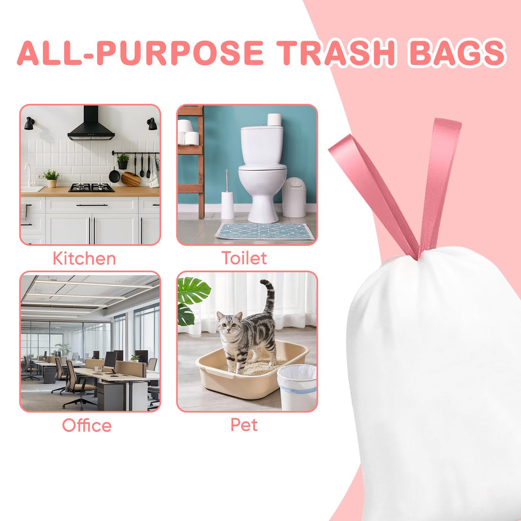 4 Gallon Scented Trash Bags with Drawstring V57019