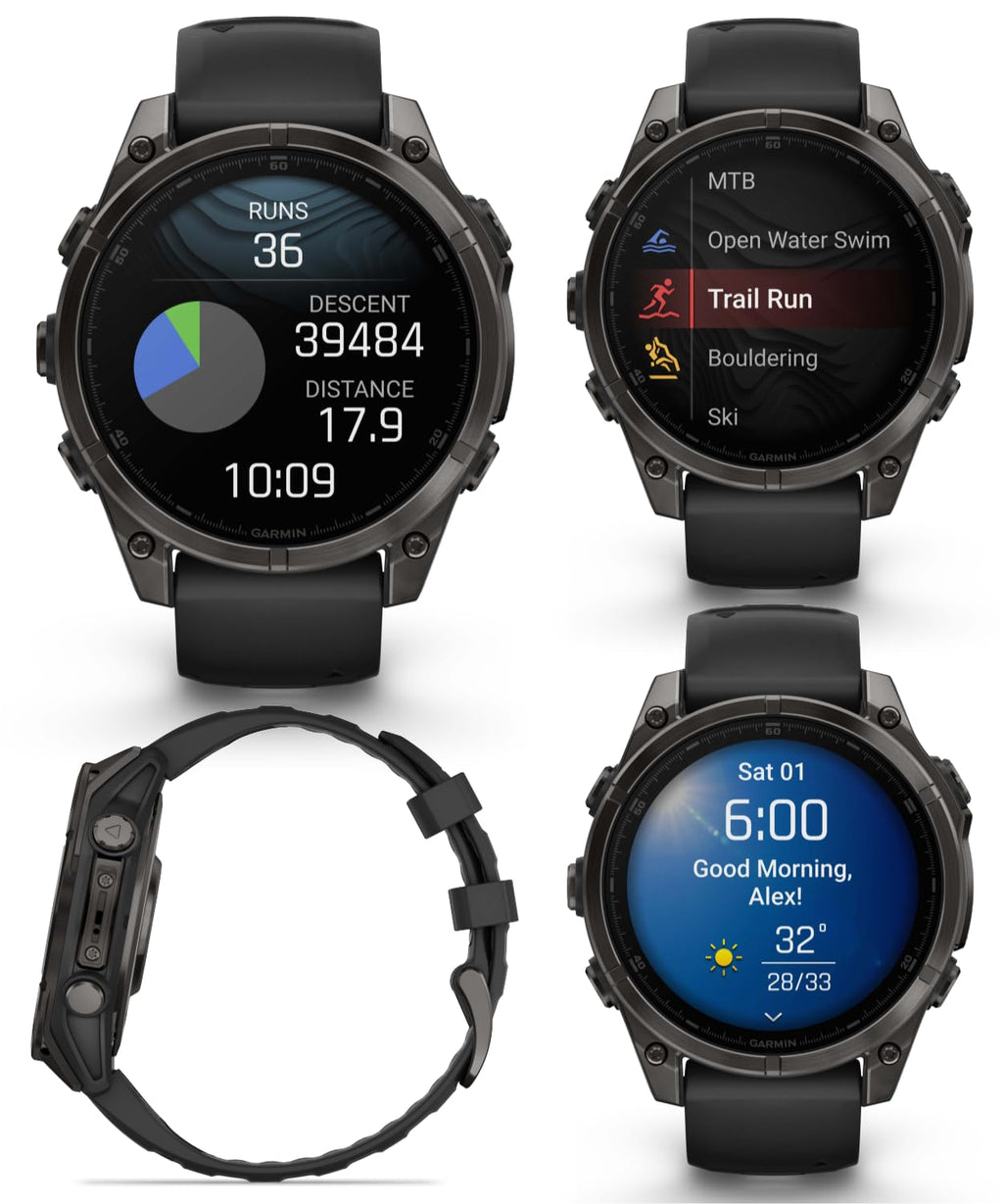 47 mm AMOLED Sapphire Multisport GPS Smartwatch D703
