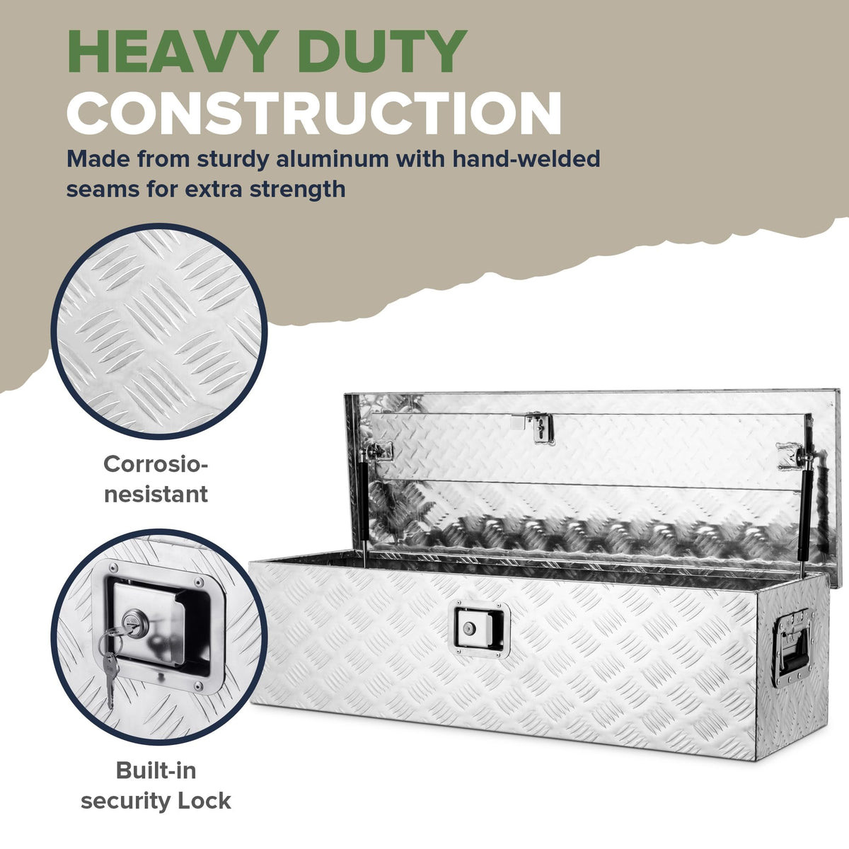 39"x13"x10" Heavy Duty Truck Bed Tool Box V440