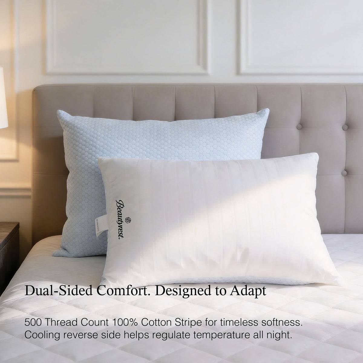 King Size Set of 2 Down Alternative Cooling Pillows F243