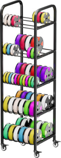 5-Tier 3D Printer Filament Storage Rack with Wheels X811848