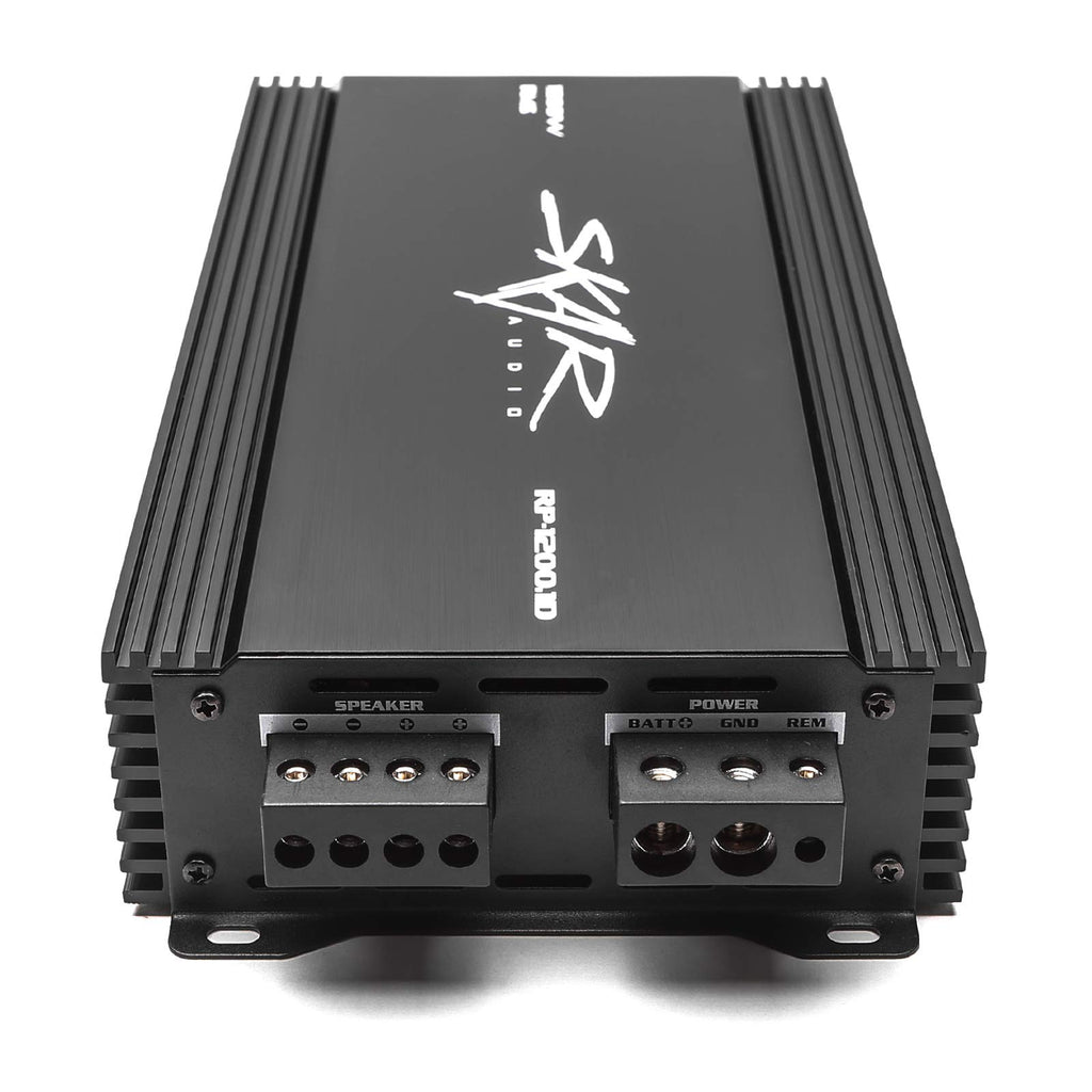 Monoblock Class D MOSFET Amplifier with Remote Subwoofer Level Control, 1200W R6315