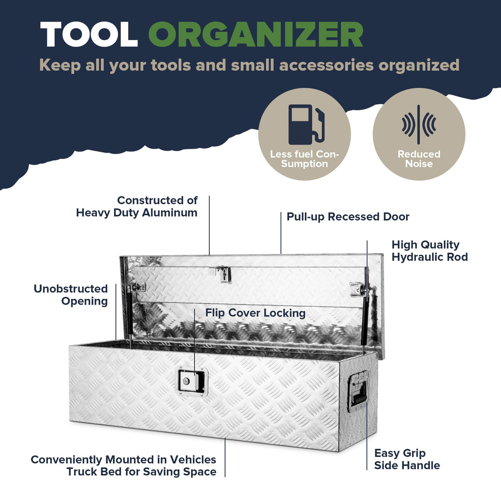 39"x13"x10" Heavy Duty Truck Bed Tool Box V440