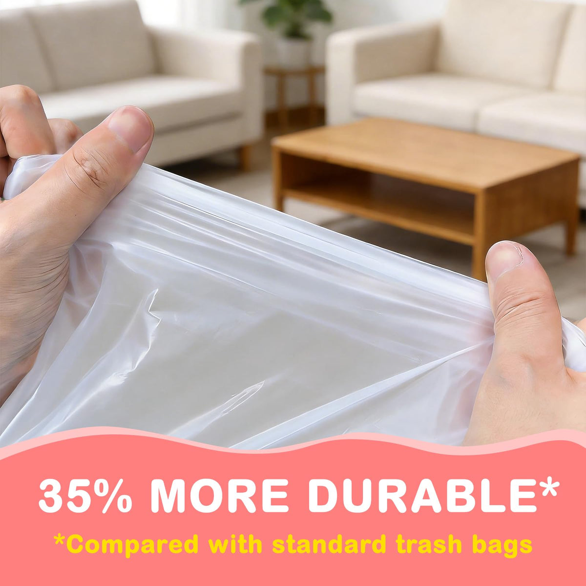 4 Gallon Scented Trash Bags with Drawstring V57019