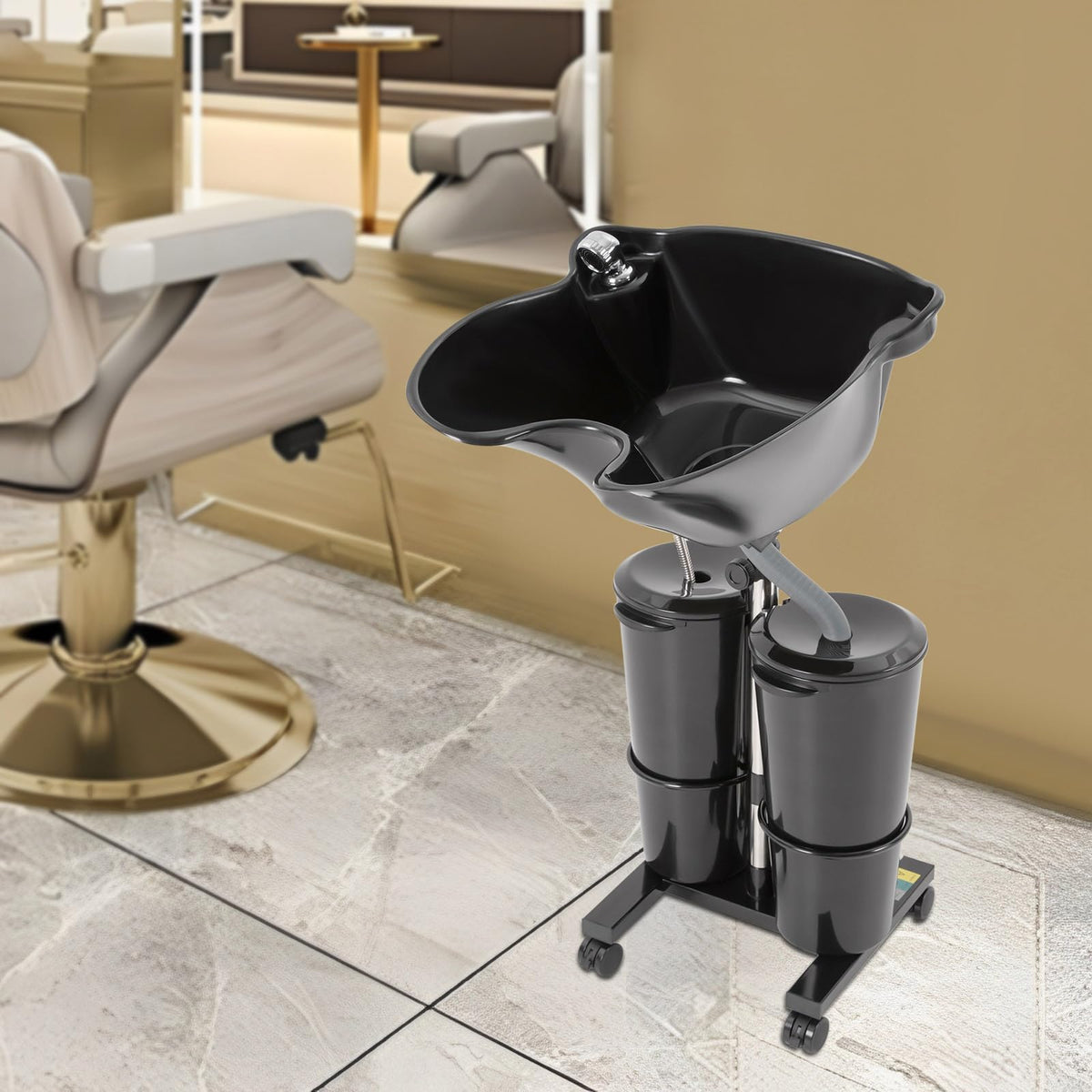 Portable Plastic Shampoo Bowl with Electric Pump R967222