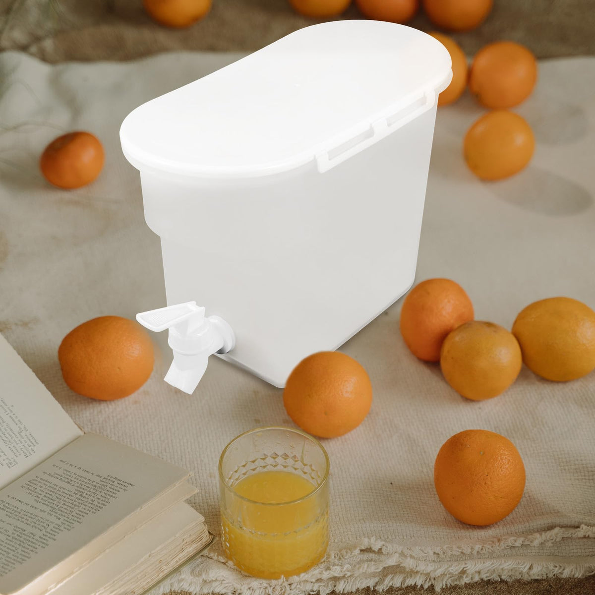 Cold Water Kettle with Faucet Large Capacity PP Water Pitcher C270