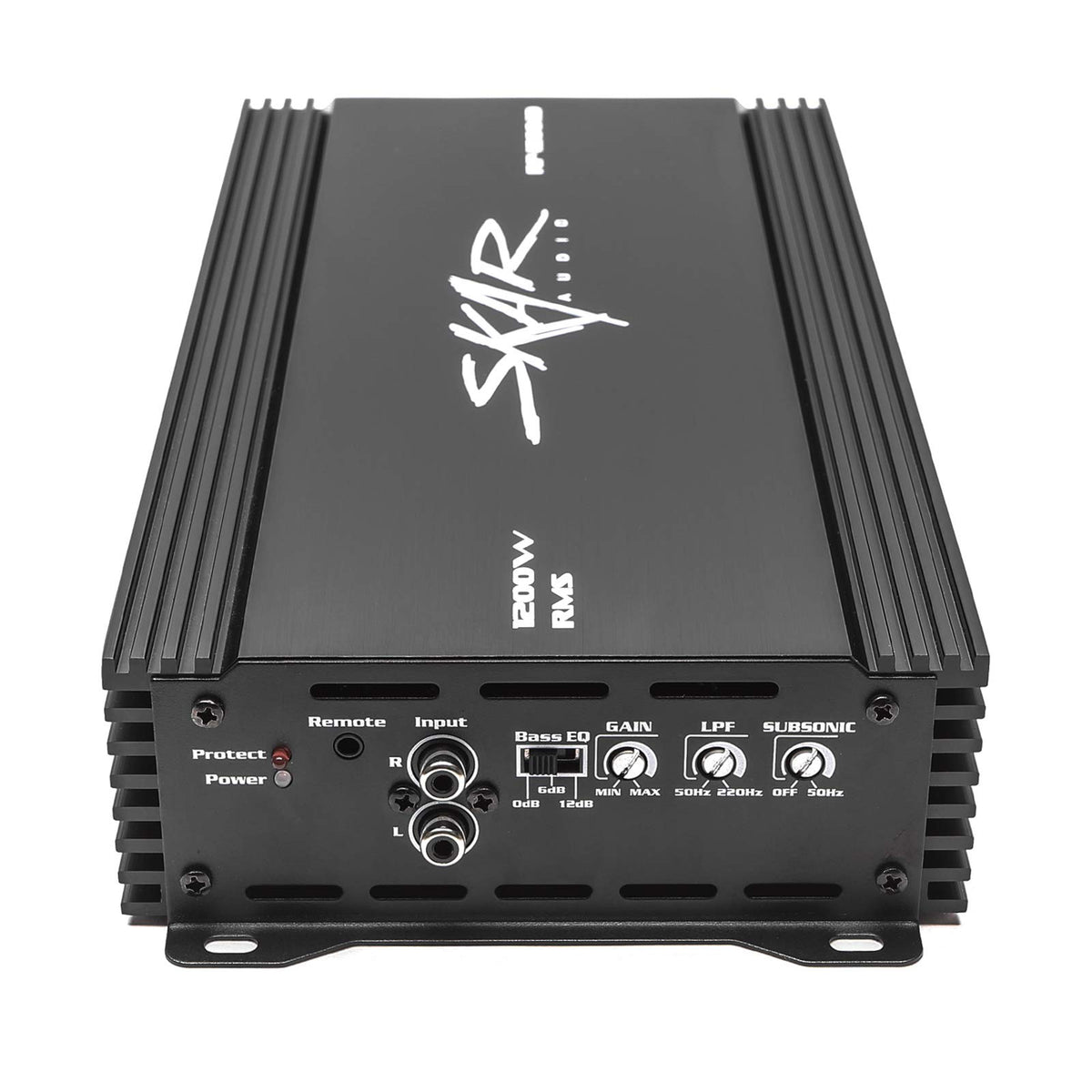 Monoblock Class D MOSFET Amplifier with Remote Subwoofer Level Control, 1200W R6315