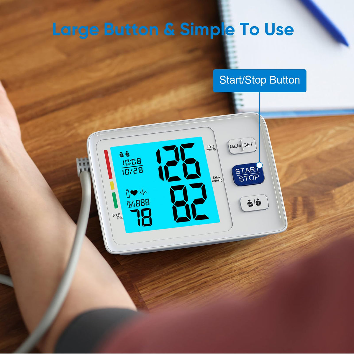 Blood Pressure Monitor with Dual Cuffs R4211