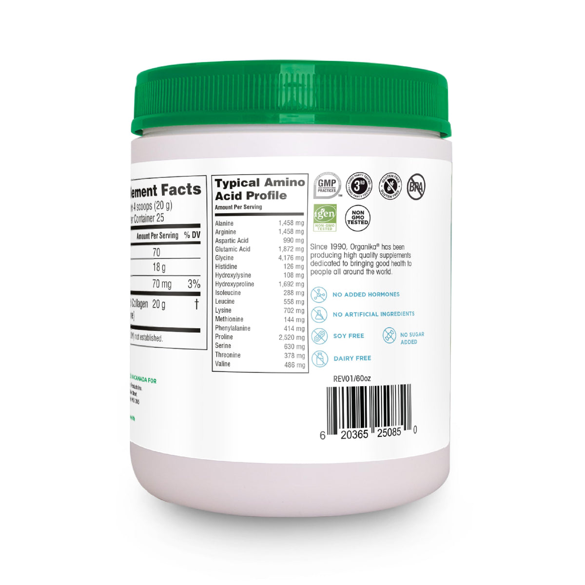 Hydrolyzed Collagen Peptides Powder 1.1 Pounds Q366