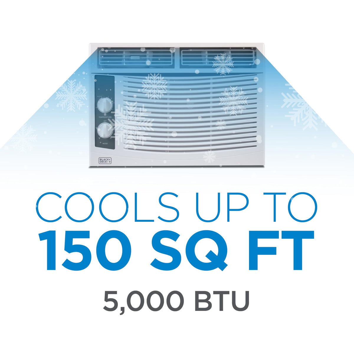 White 5,000 BTU Window Air Conditioner W856
