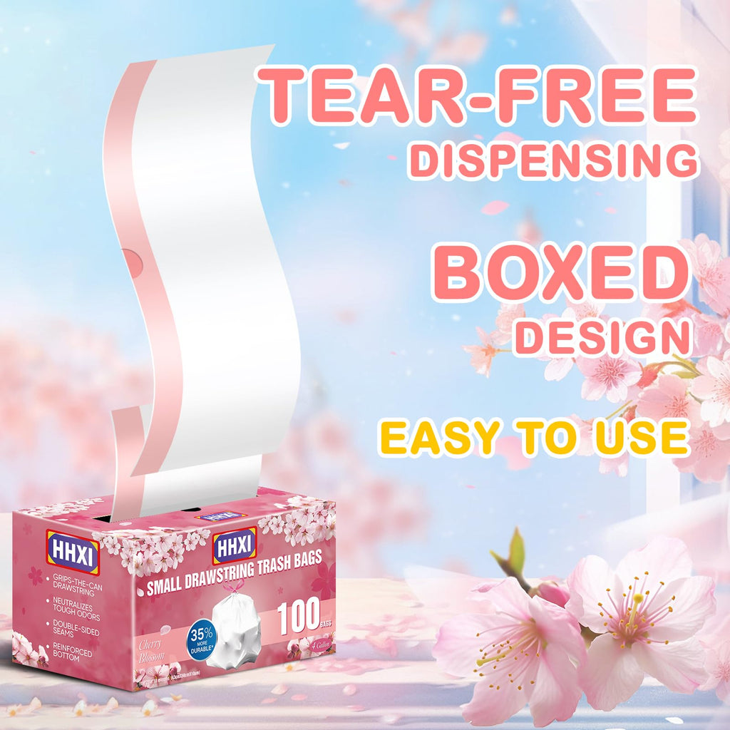 4 Gallon Scented Trash Bags with Drawstring V57019