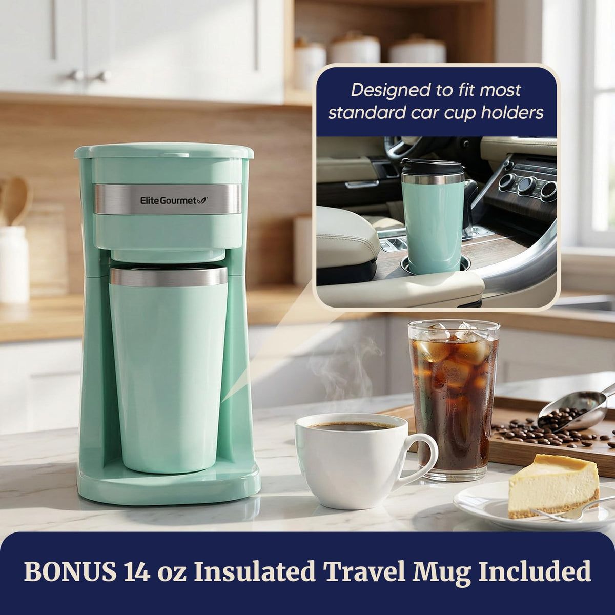 Single-Serve Compact Coffee Maker Y8565