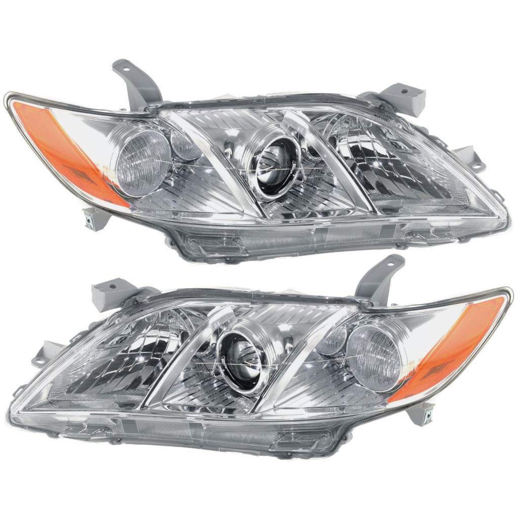 2007 2008 2009 Toyota Camry Headlight Assembly Pair G49033