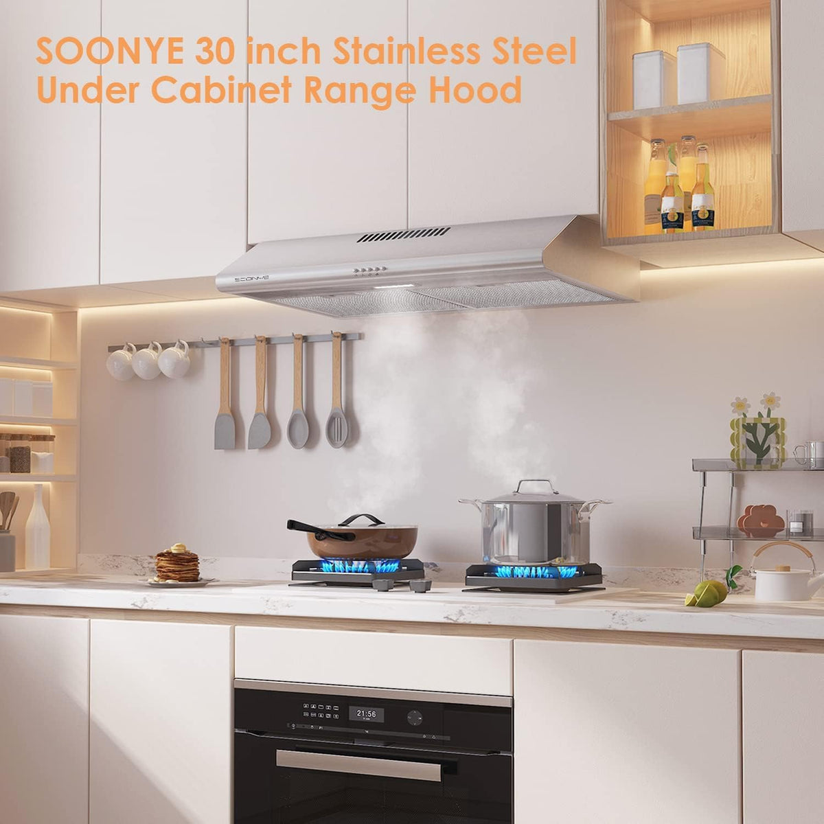 30 inch Stainless Steel Under Cabinet Range Hood H7062