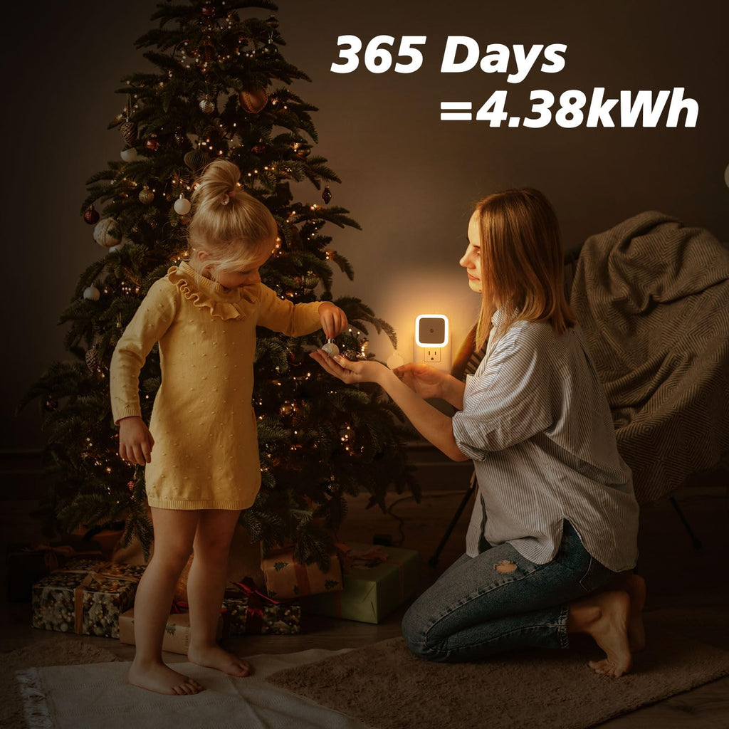 Warm White 8-Pack Plug in Night Light X447