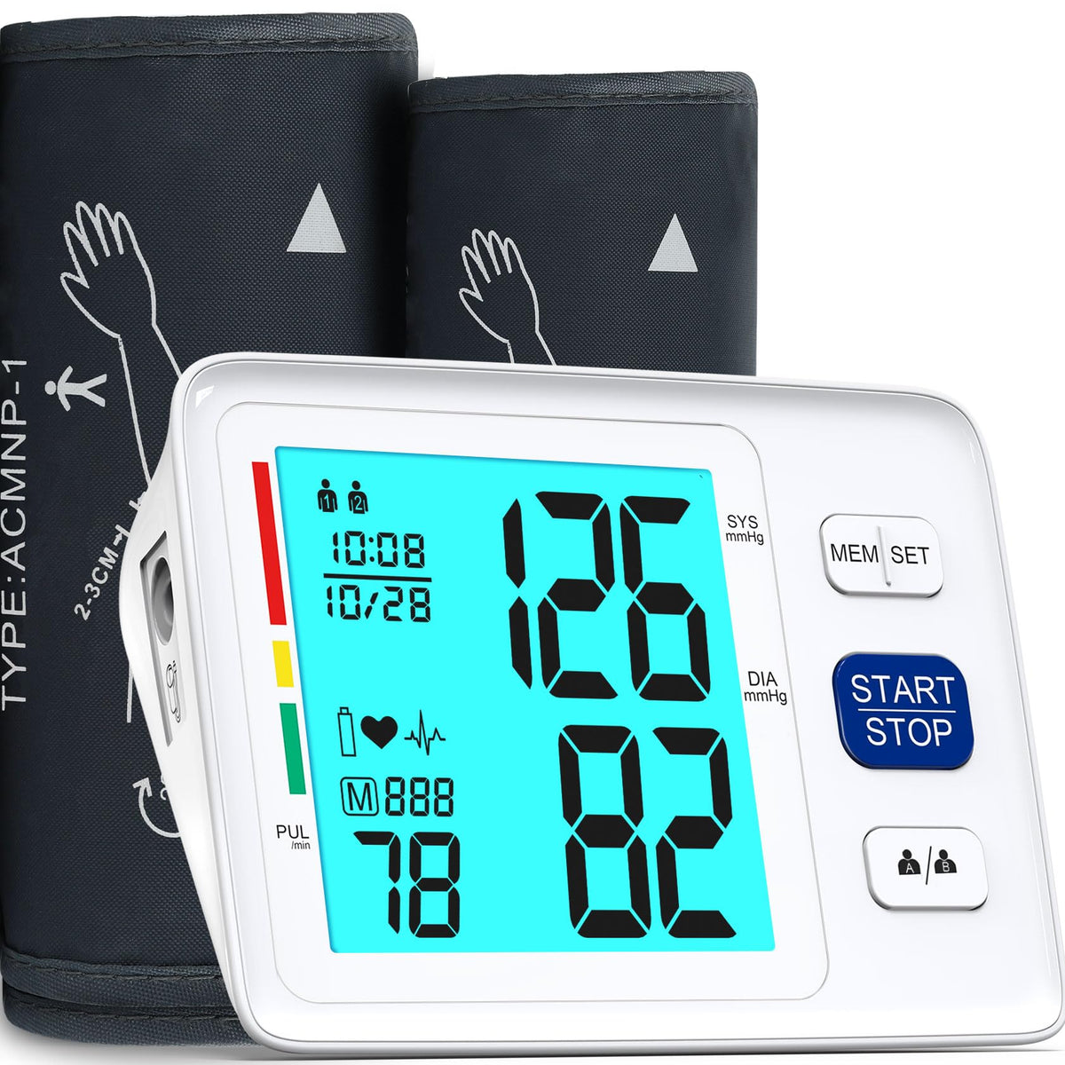 Blood Pressure Monitor with Dual Cuffs R4211