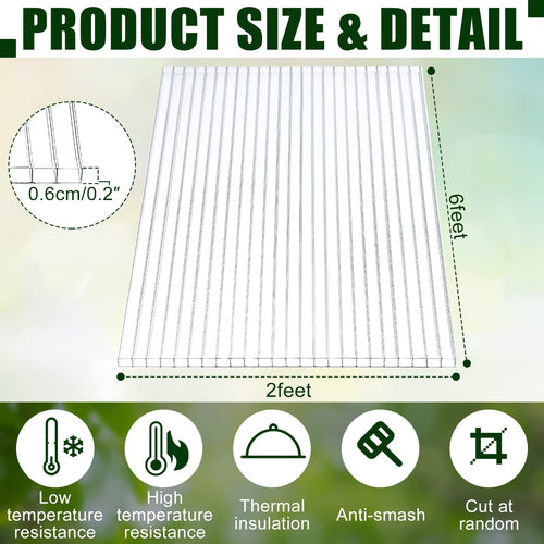 12 Pack Polycarbonate Greenhouse Panels O6683