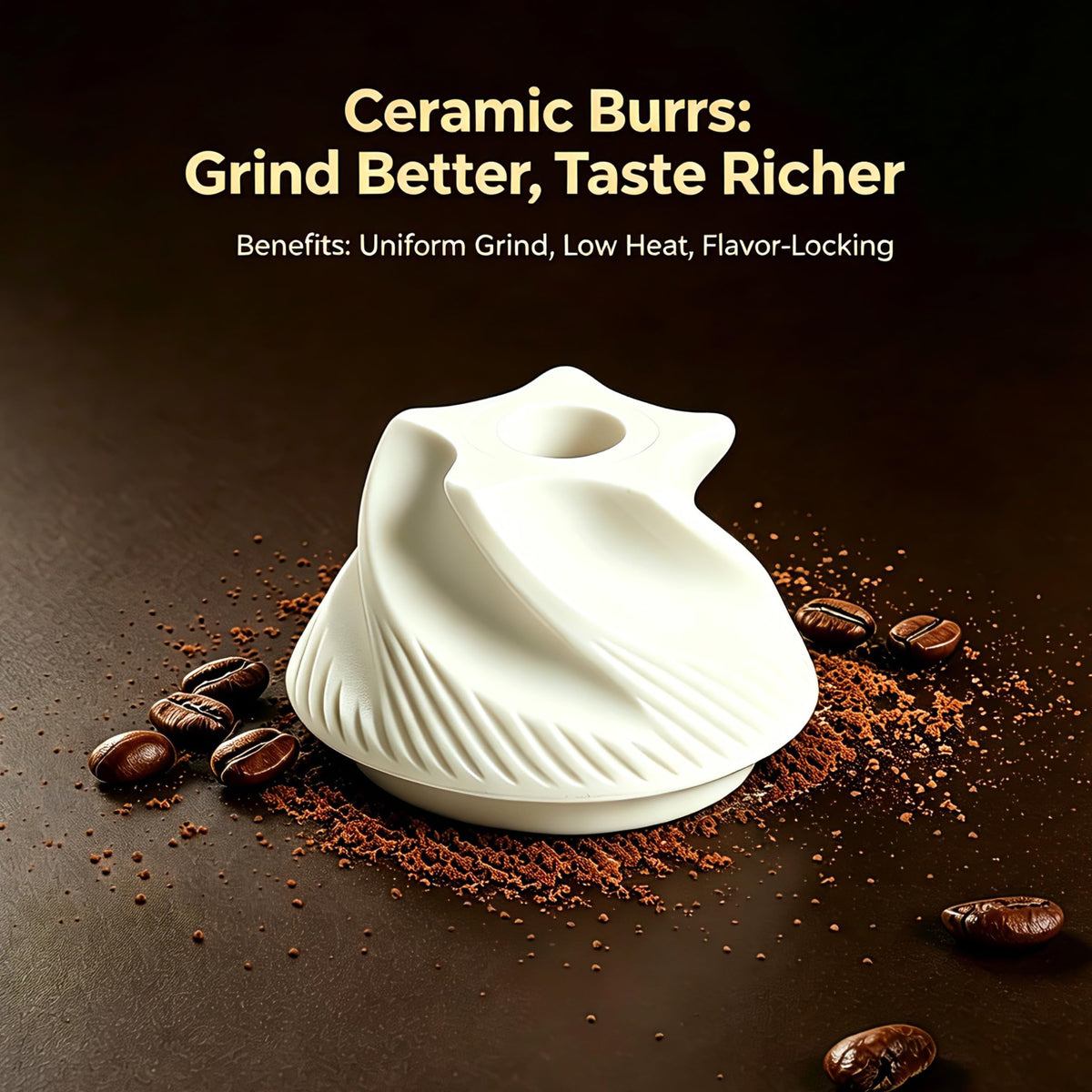 Manual Coffee Grinder with Adjustable Settings N8635