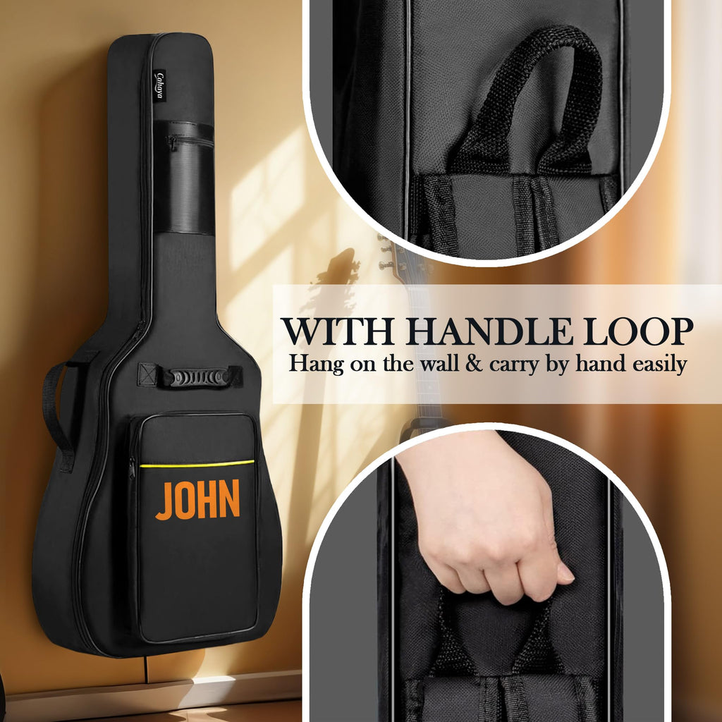 Soft Water Resistant Padded Guitar Gig Bag with Shoulder Straps and Pockets L29432