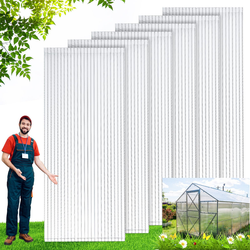 12 Pack Polycarbonate Greenhouse Panels O6683