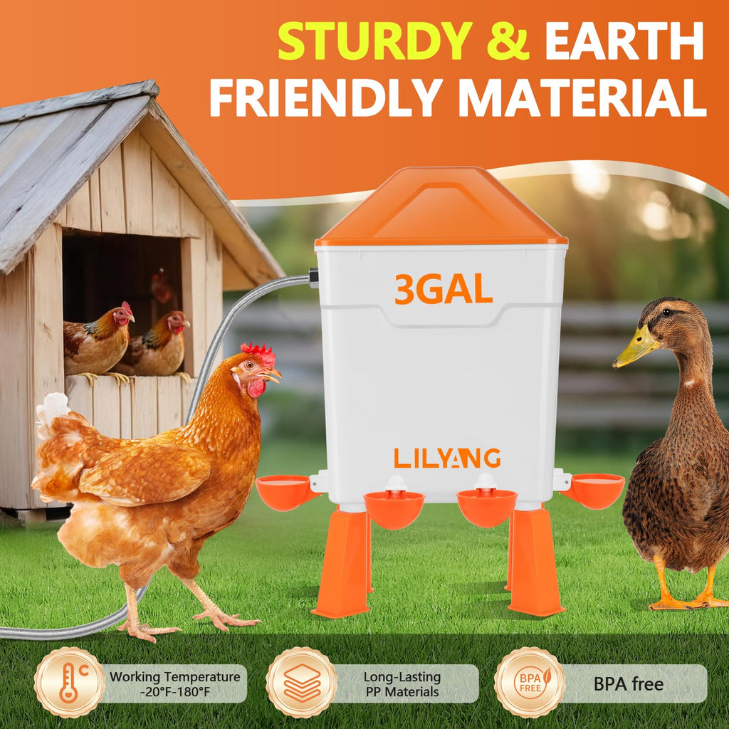 Automatic Chicken Waterer 3 Gallon G32339