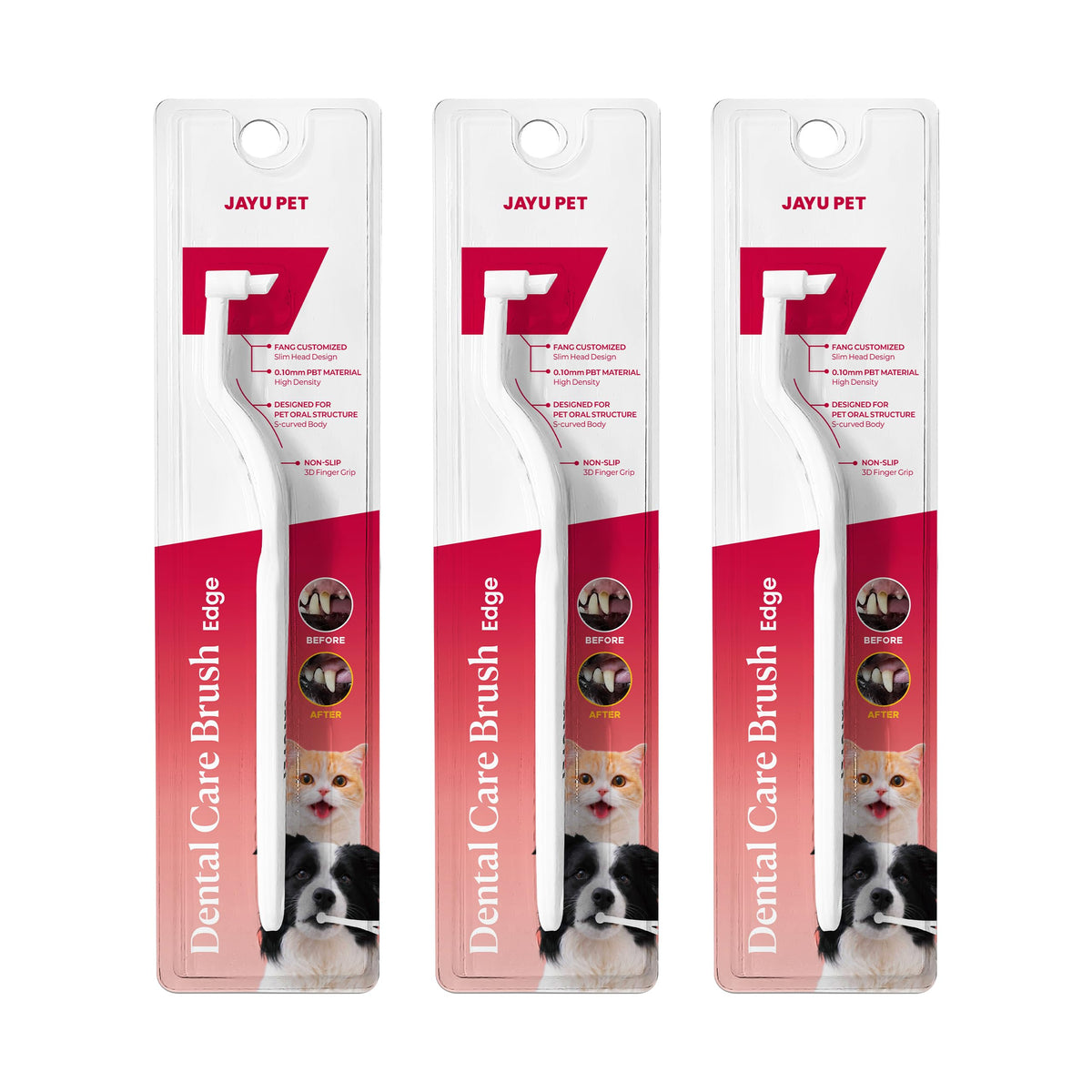 Micro Round Head Dog and Cat Toothbrush W89759