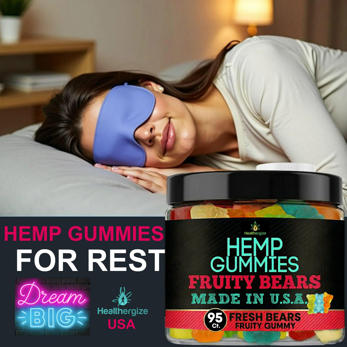 Hemp Gummies for Sleep, Calm & Daily Focus S428548