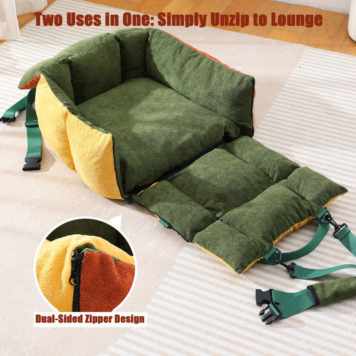 2-in-1 Dog Car Seat Y79521
