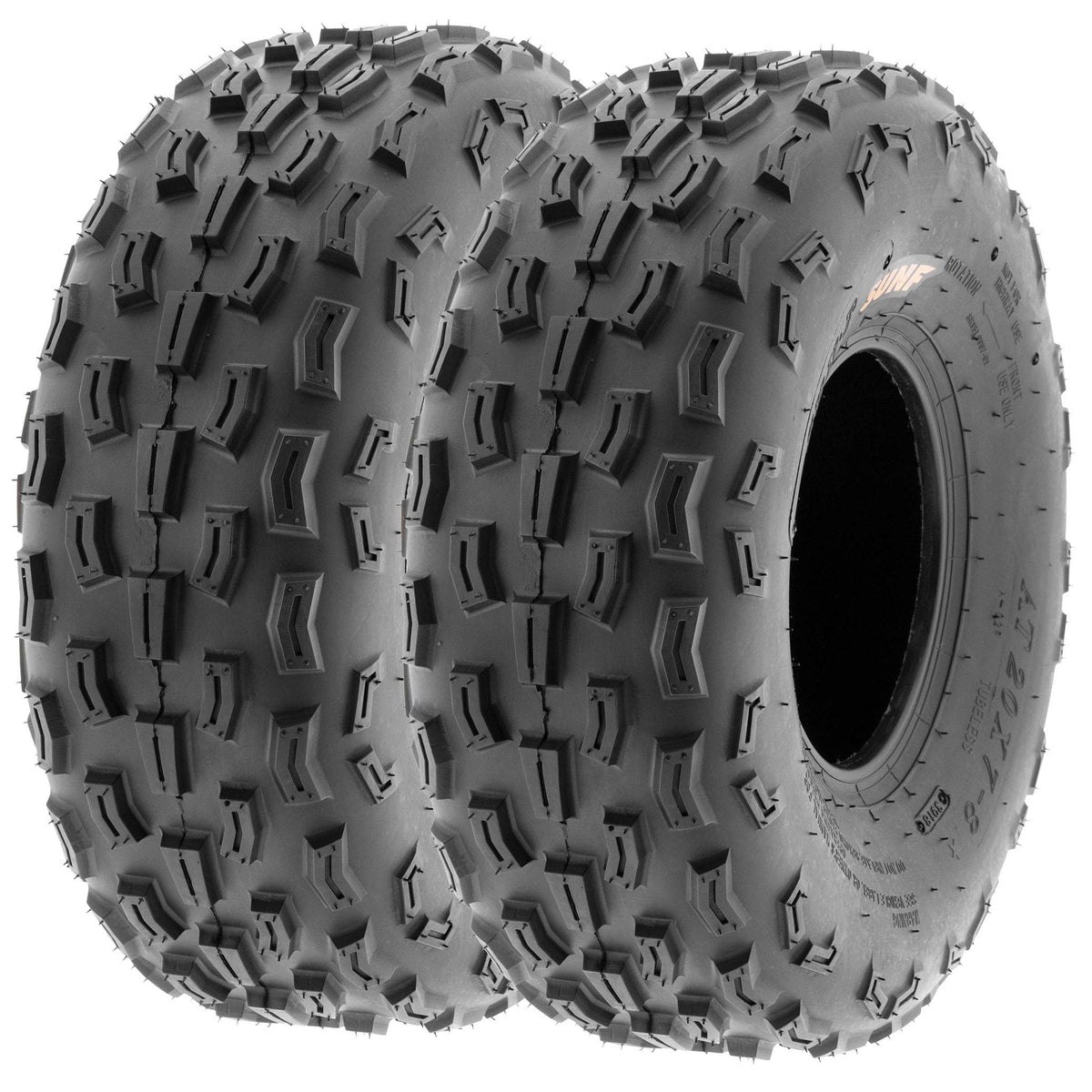 Pair of 2 21x7-8 All-Terrain ATV UTV Tires 6 Ply Tubeless Y551