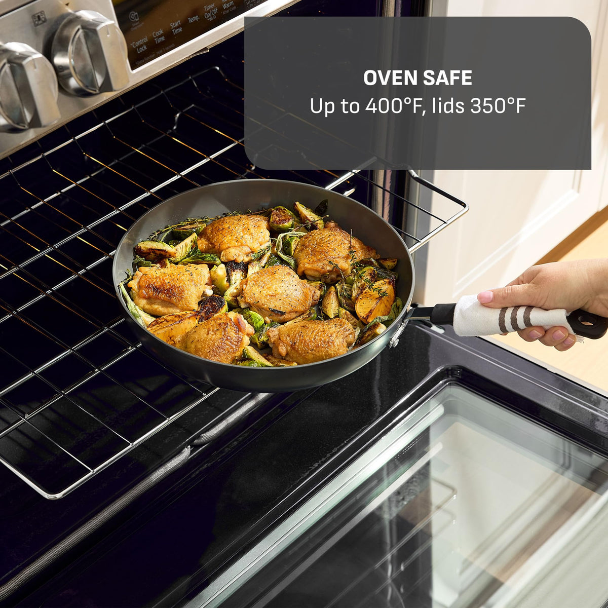 12-Piece Ceramic Nonstick Cookware Set T6484