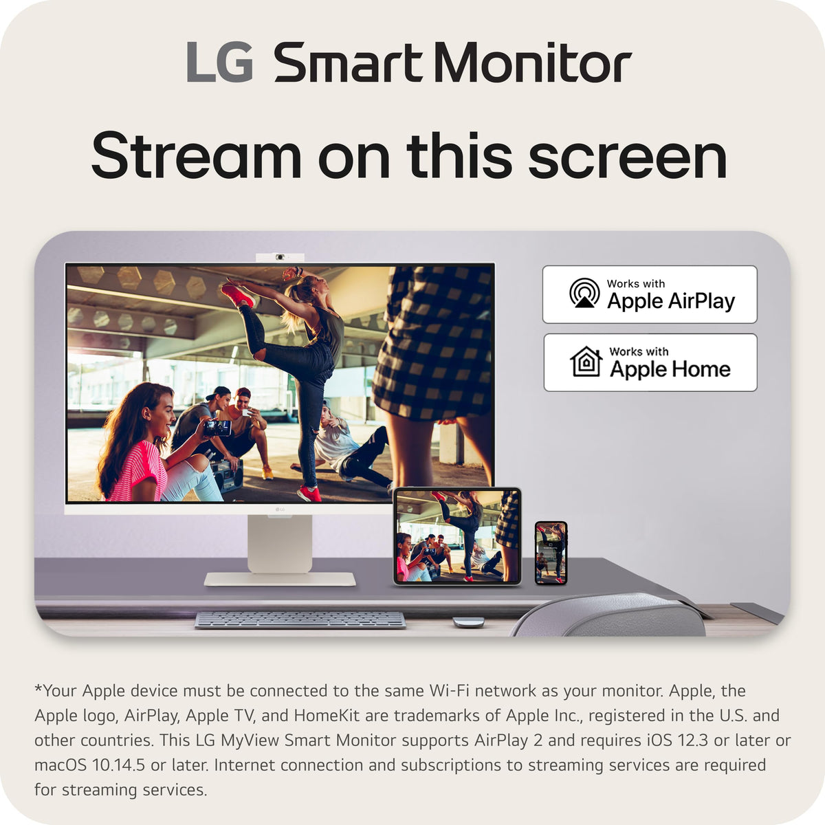 32-inch 4K UHD IPS White Smart Monitor Q896