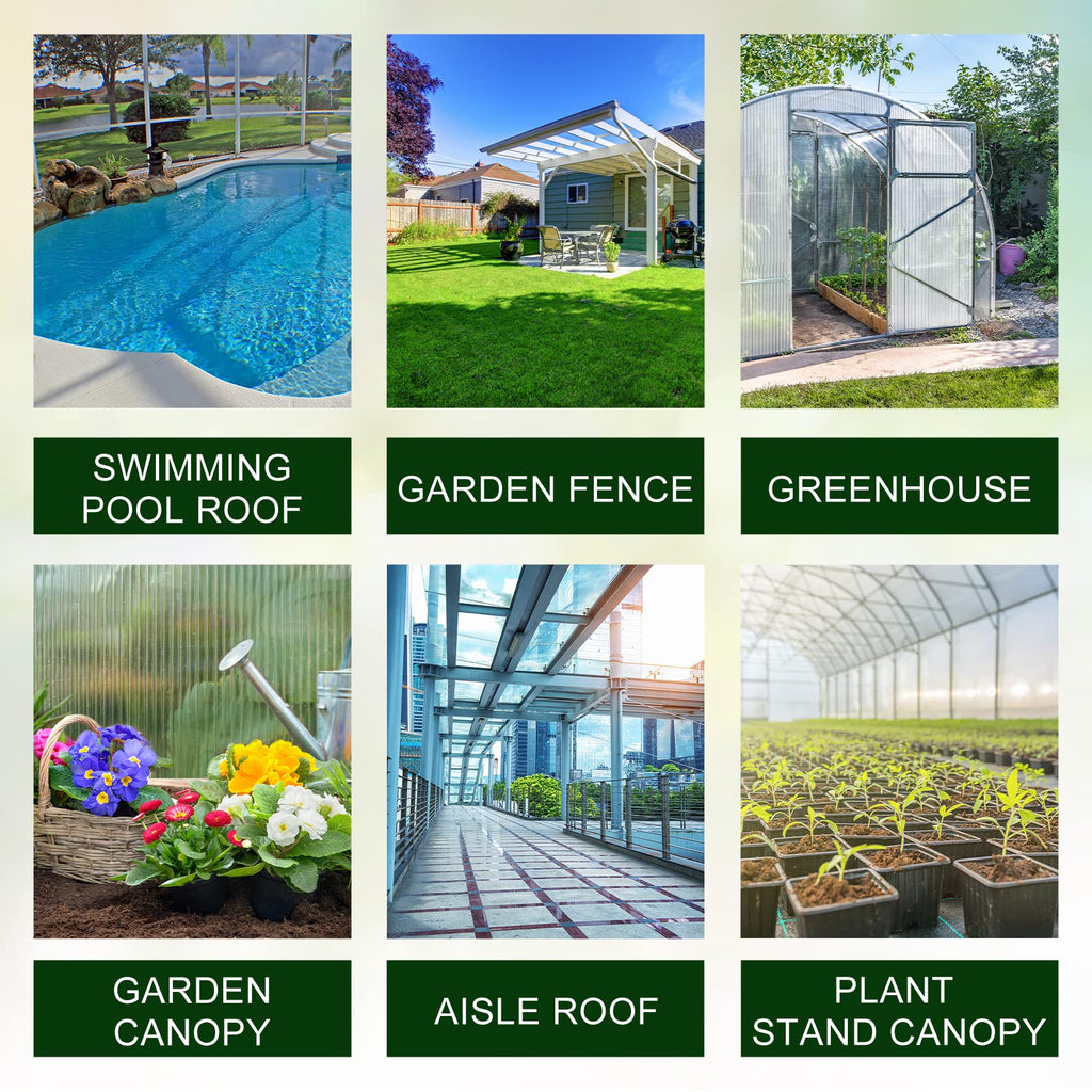 12 Pack Polycarbonate Greenhouse Panels O6683