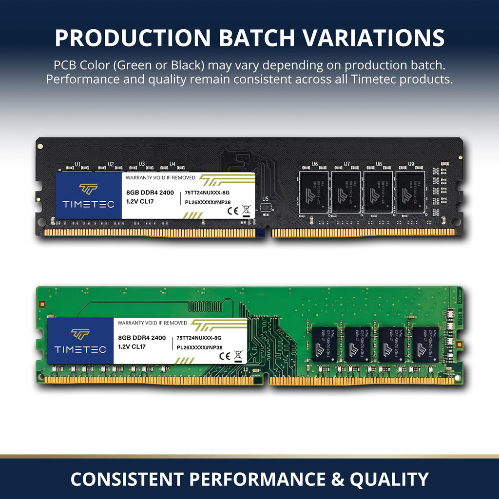 16GB Kit DDR4 2400MHz UDIMM Desktop RAM 288-Pin Non-ECC Unbuffered DIMM Memory C277436