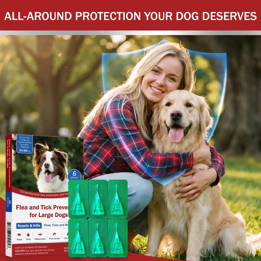 Flea and Tick Prevention for Large Dogs 45 to 88 lbs Y8503