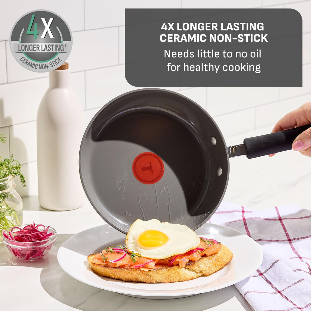 12-Piece Ceramic Nonstick Cookware Set T6484