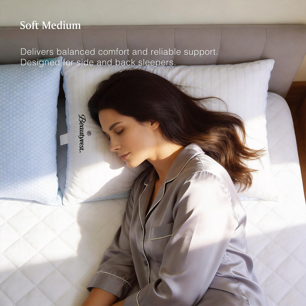 King Size Set of 2 Down Alternative Cooling Pillows F243
