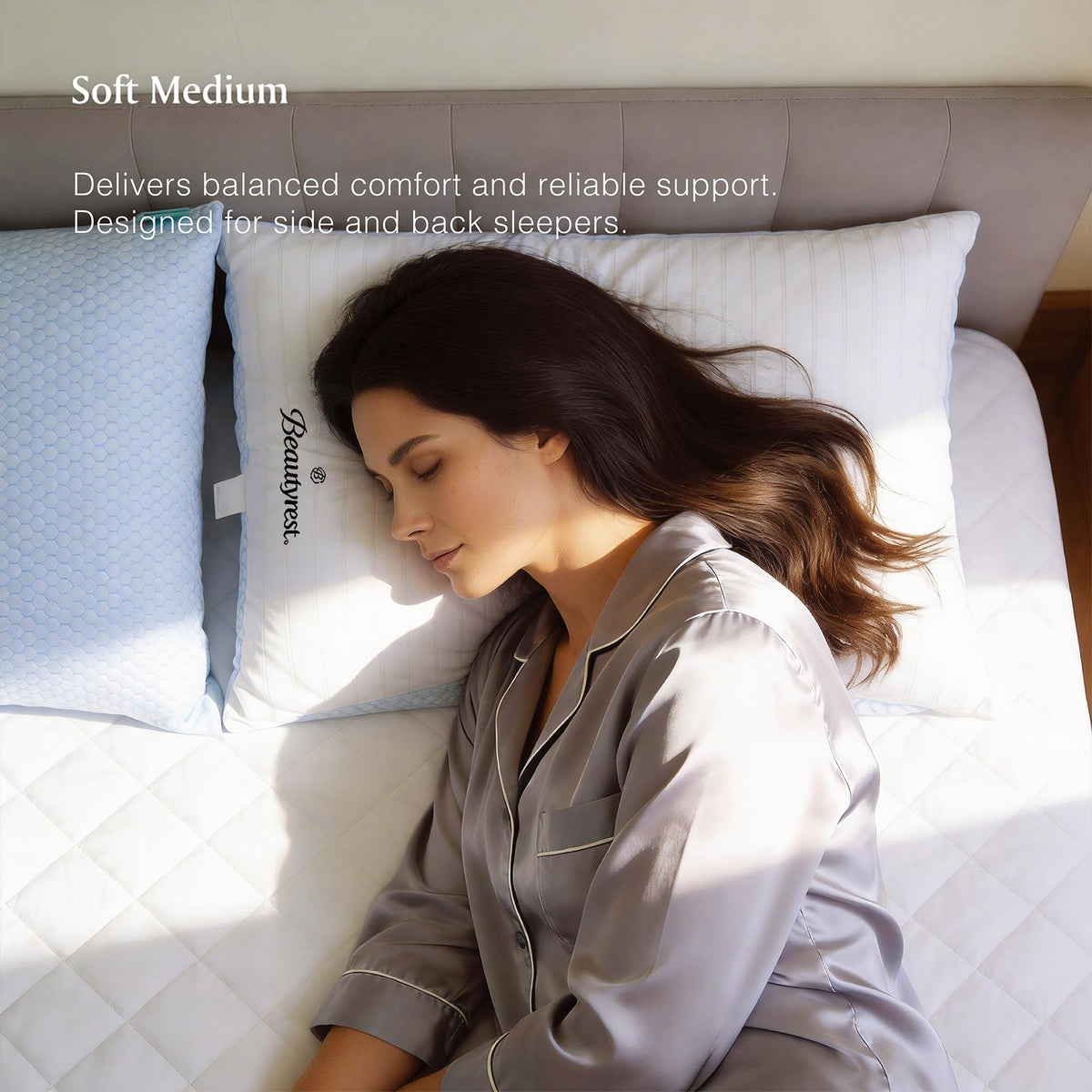 King Size Set of 2 Down Alternative Cooling Pillows F243