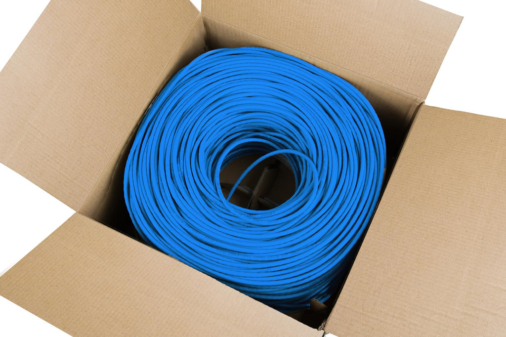 Blue 500ft Bulk Cat6 Wire A9732