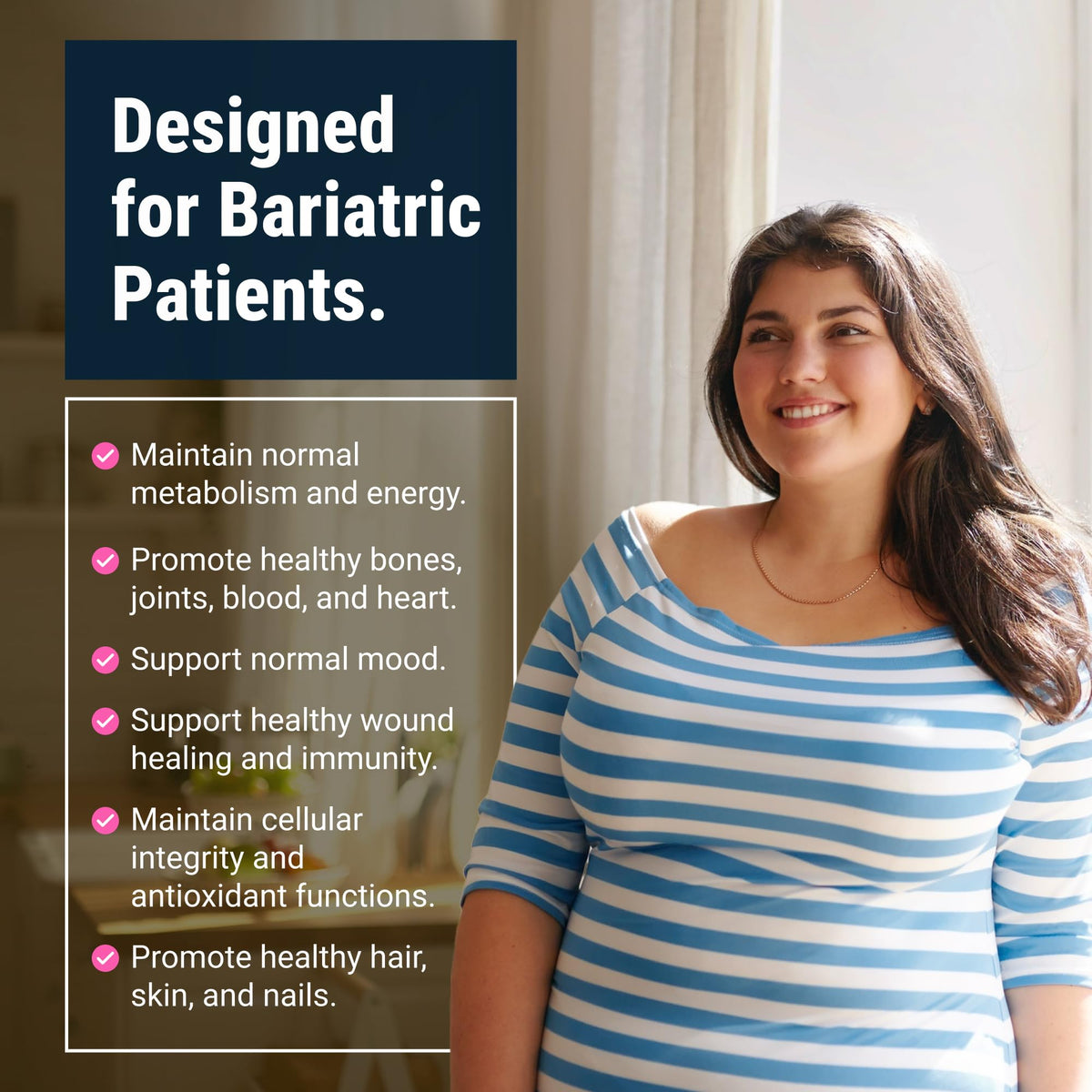 Bariatric Multivitamin 45mg Iron 30 Ct G182