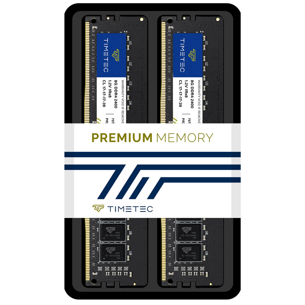 16GB Kit DDR4 2400MHz UDIMM Desktop RAM 288-Pin Non-ECC Unbuffered DIMM Memory C277436