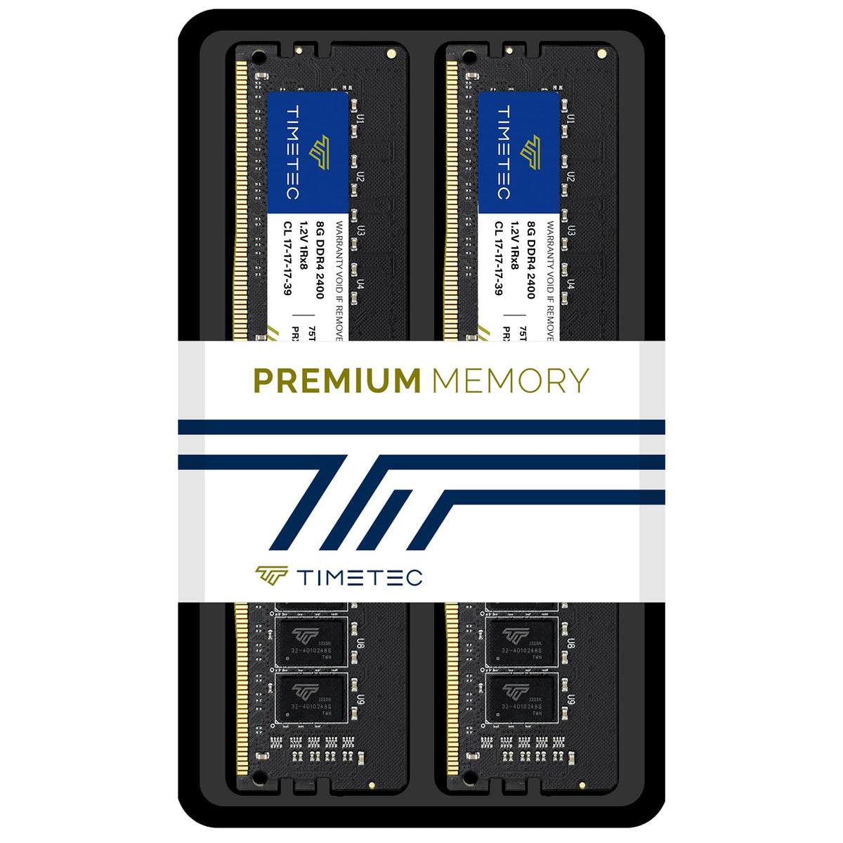 16GB Kit DDR4 2400MHz UDIMM Desktop RAM 288-Pin Non-ECC Unbuffered DIMM Memory C277436