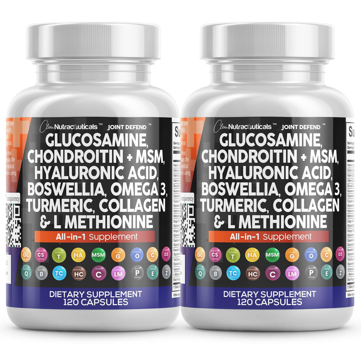 Glucosamine Chondroitin MSM 1500mg with Turmeric Curcumin Supplement V806790