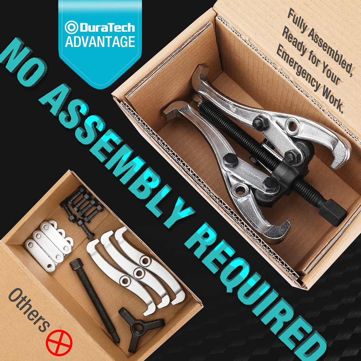 6-Inch 3-Jaw Gear Puller CR-V Steel V263
