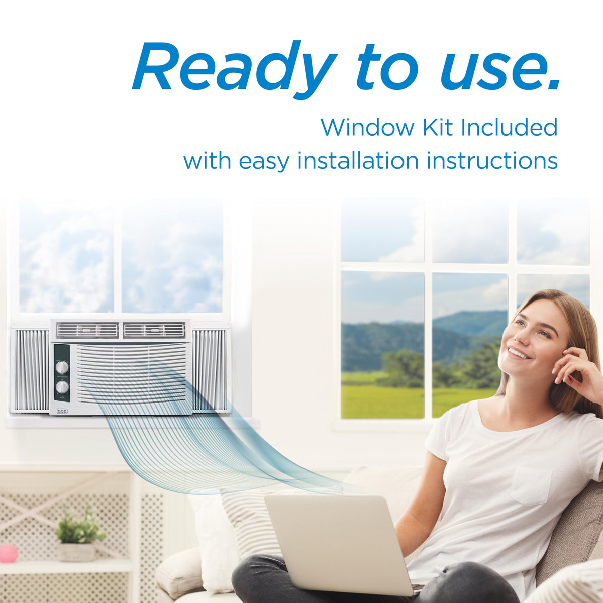 White 5,000 BTU Window Air Conditioner W856
