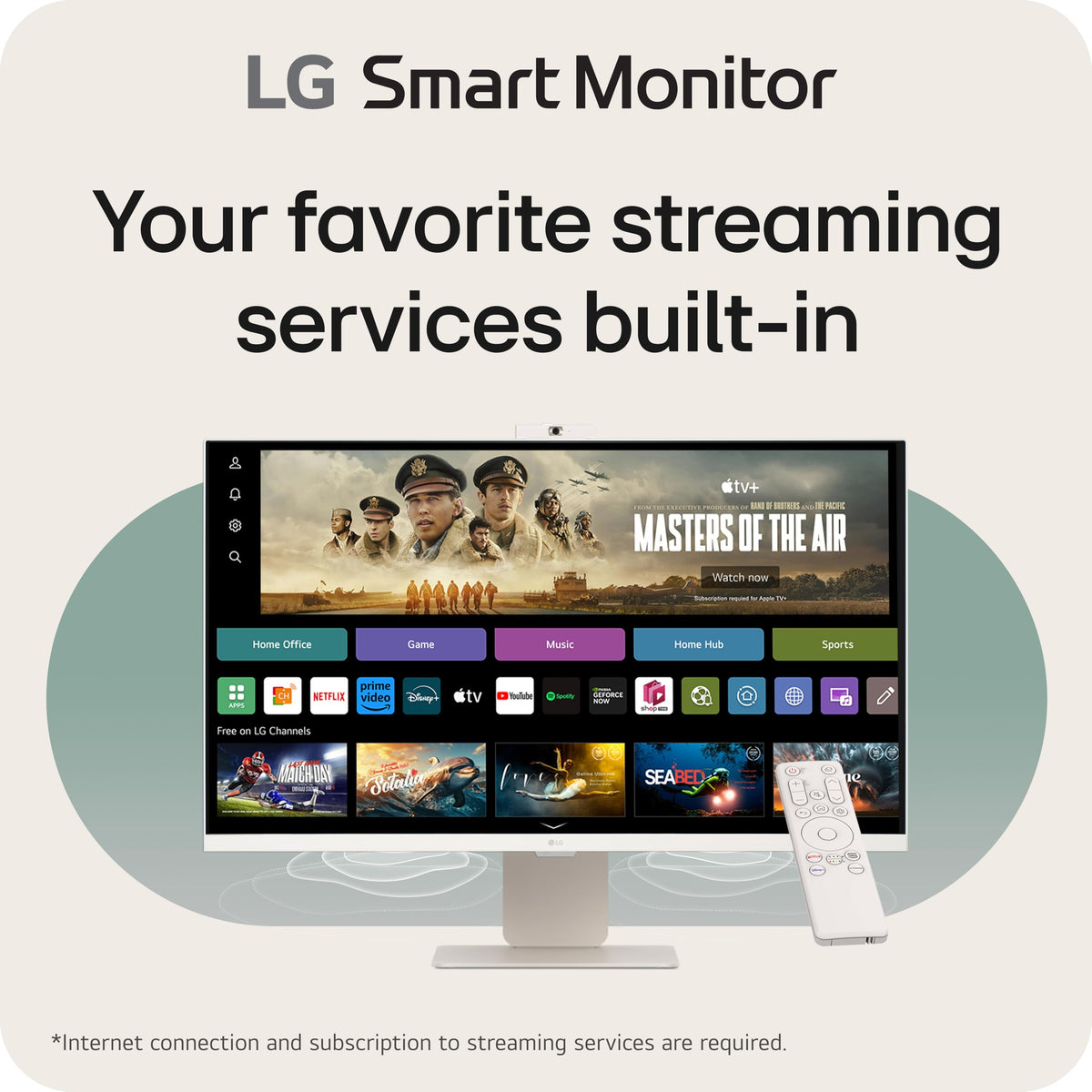 32-inch 4K UHD IPS White Smart Monitor Q896