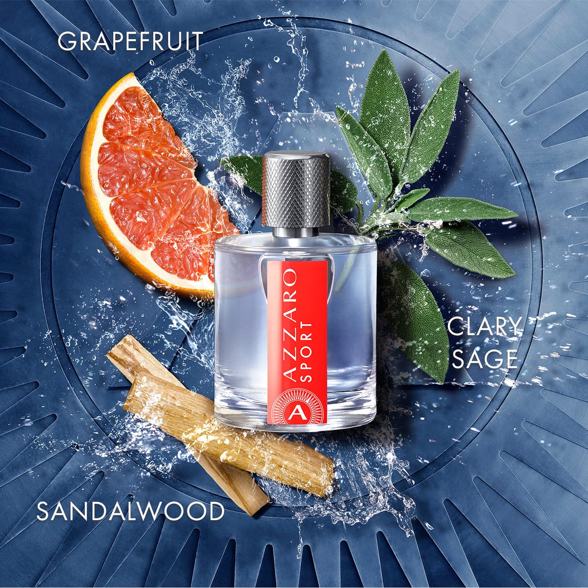 Eau de Toilette Citrus Aromatic Woody Fragrance 3.4 Fl Oz E69389