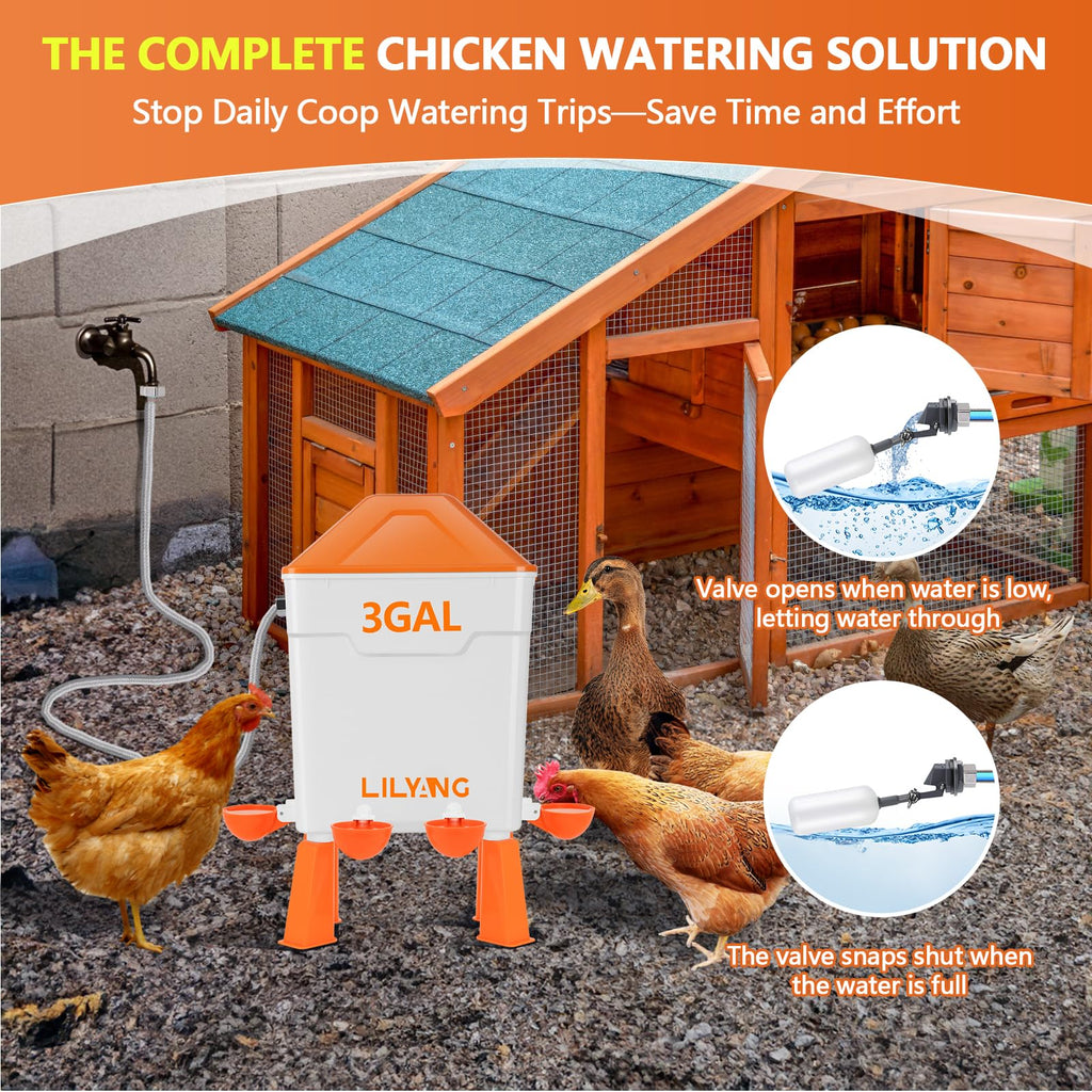 Automatic Chicken Waterer 3 Gallon G32339