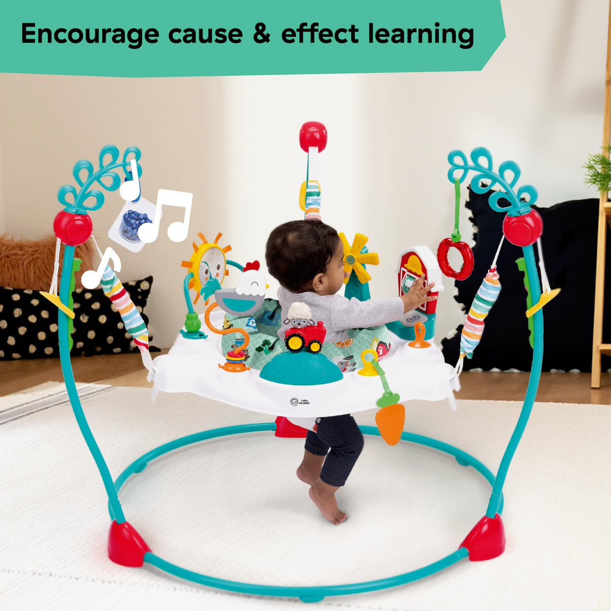 2-in-1 Baby Jumper Activity Center with Lights & Sounds X893929