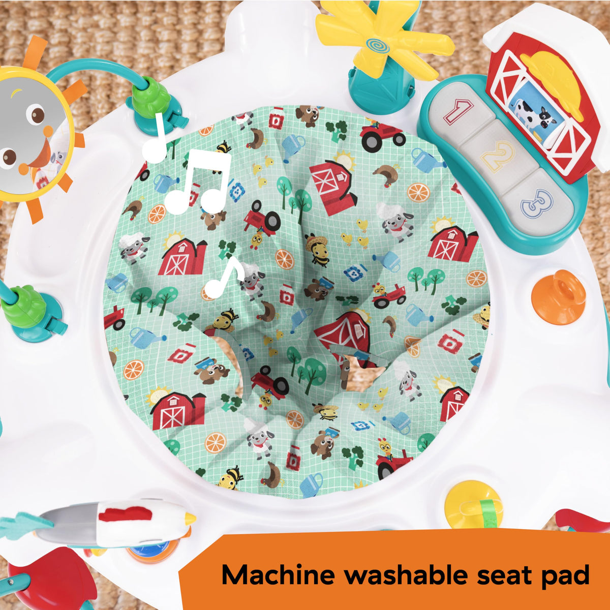 2-in-1 Baby Jumper Activity Center with Lights & Sounds X893929